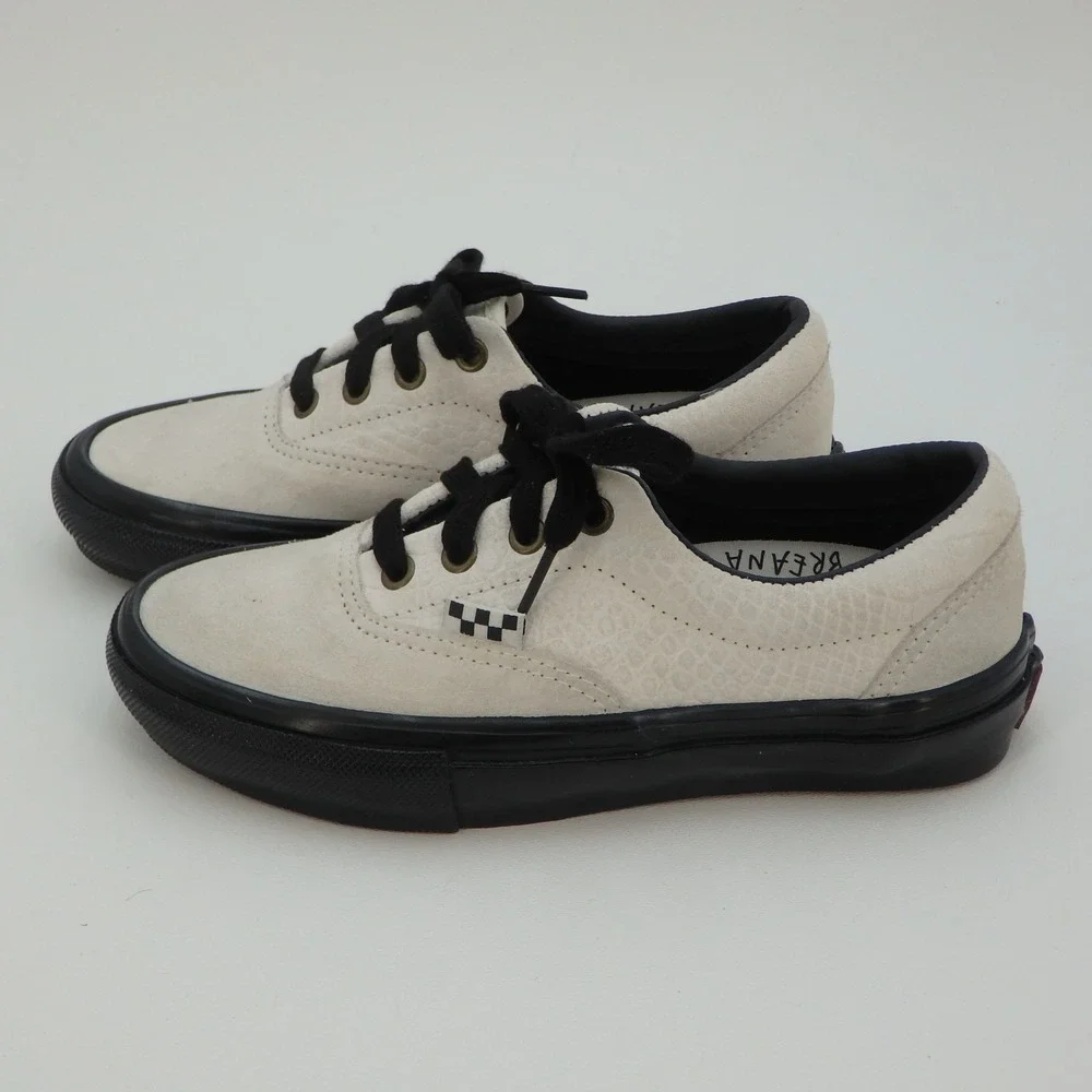 Vans‎ Skate Era Breana Geering Marshmallow White Black Mens Size 4 Duracap